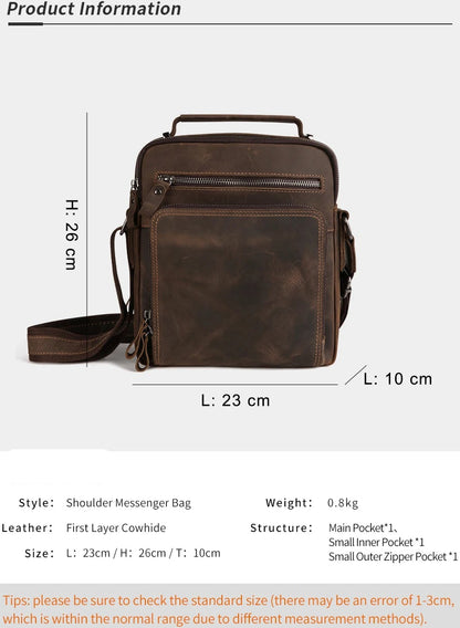 حقائب كروس بودي جلدية كاجوال