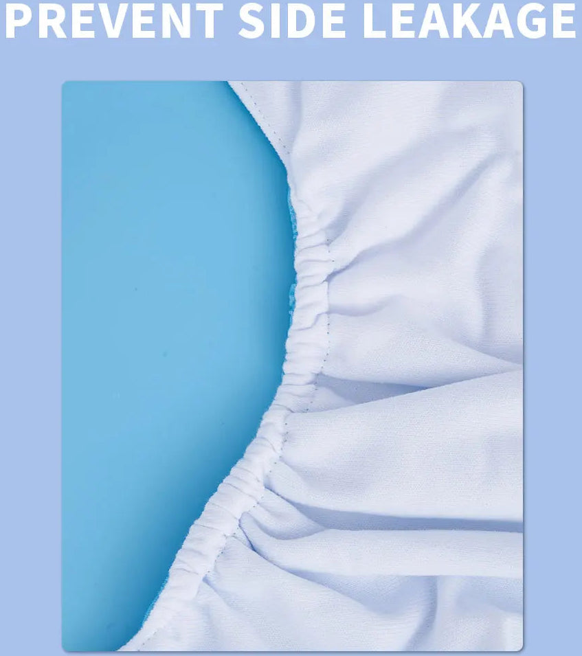 4 قطع من حفاضات الأطفال الصديقة للبيئة والقابلة لإعادة الاستخدام