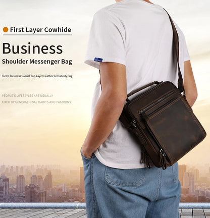 حقائب كروس بودي جلدية كاجوال