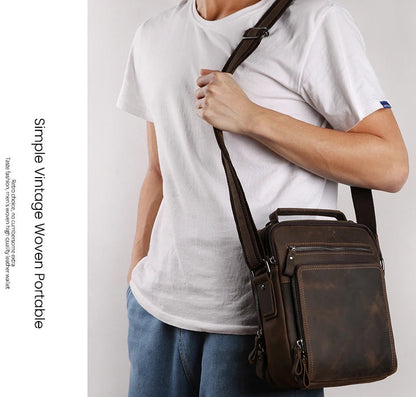 حقائب كروس بودي جلدية كاجوال