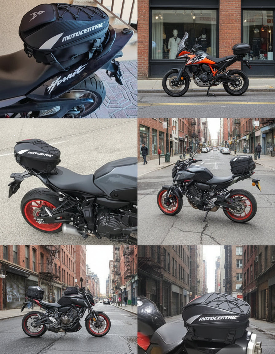 Waterproof Durable Seat Back Bags For Motorcycle