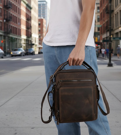 حقائب كروس بودي جلدية كاجوال