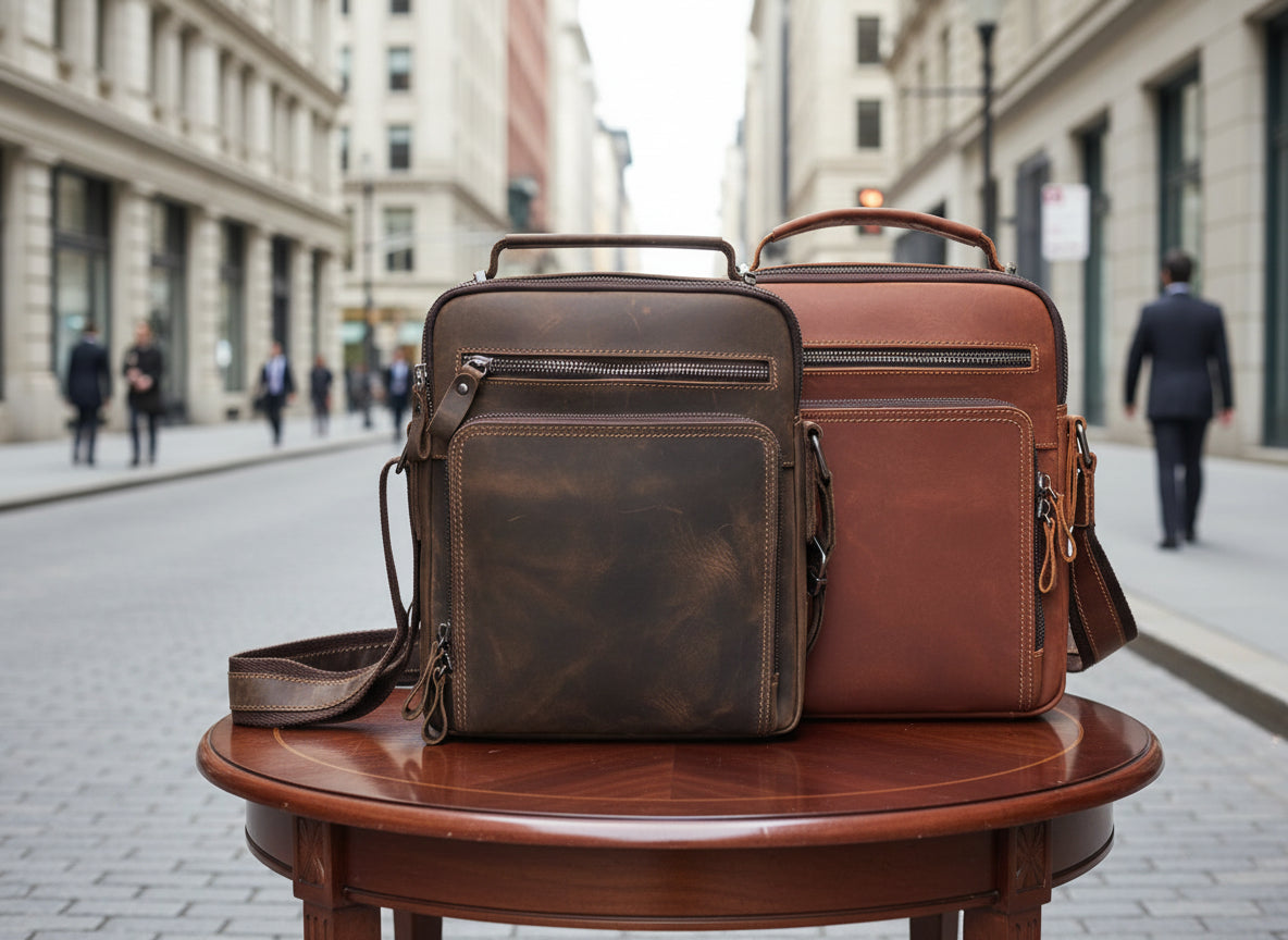 حقائب كروس بودي جلدية كاجوال