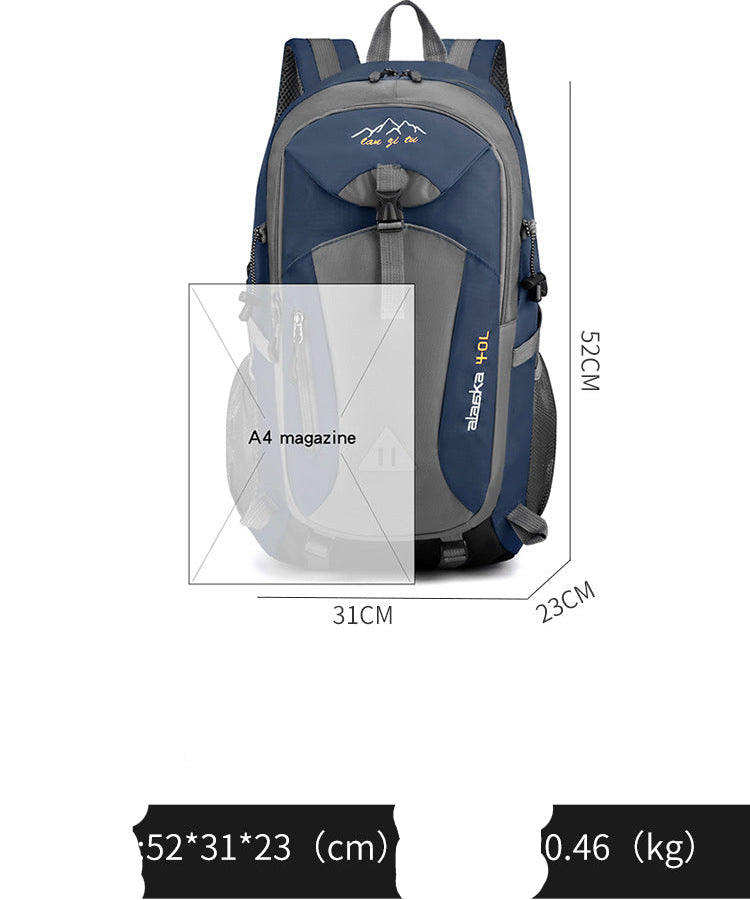 Casual USB Charging 40L Backpacks Bags