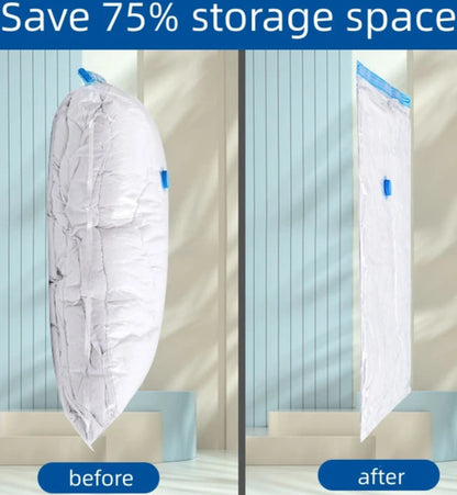 3/4/5Pcs Vacuum Storage Bags With Pump