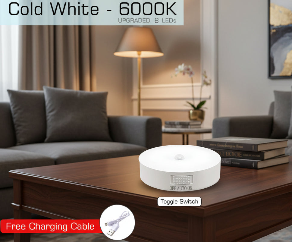 Motion Sensor USB Rechargeable LED Night Light