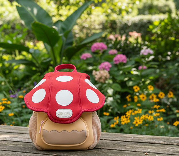 Kids Backpack Mushroom / Apple