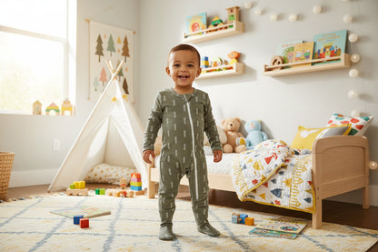 Soft and Breathable Long Sleeved Rompers