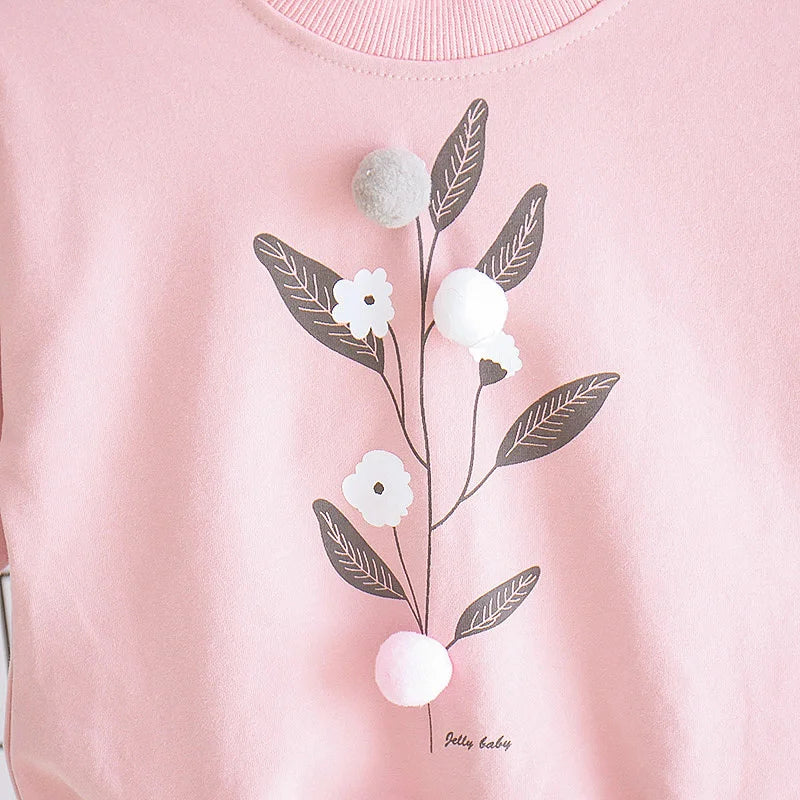 Autumn/Spring Kids Girl Sweatshirts and Pants