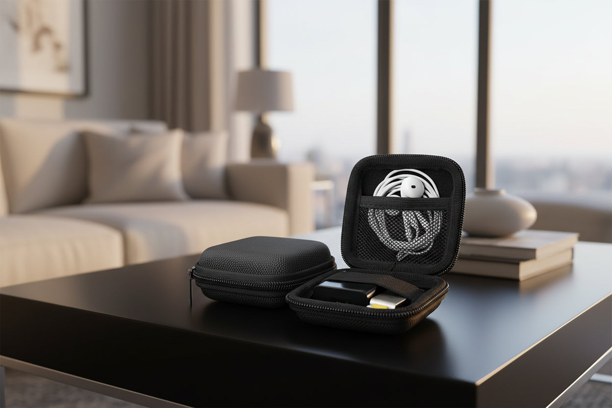 Portable Charging Cables Storage Cases