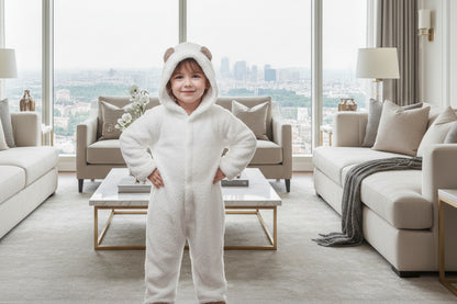 Bear Style Hooded Rompers
