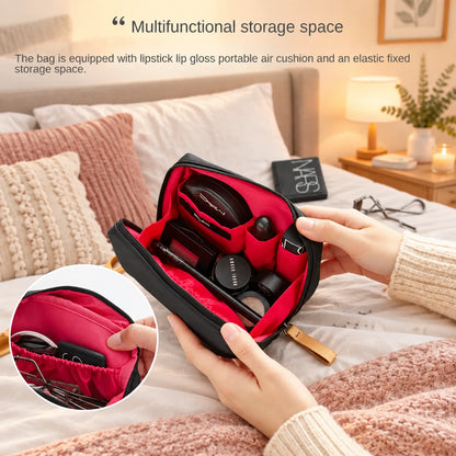 Partitioned Large Capacity Cosmetic Bags