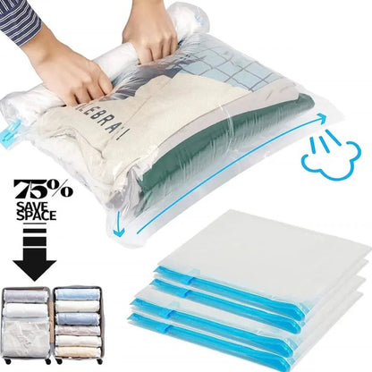 أكياس تخزين مضغوطة بتفريغ الهواء