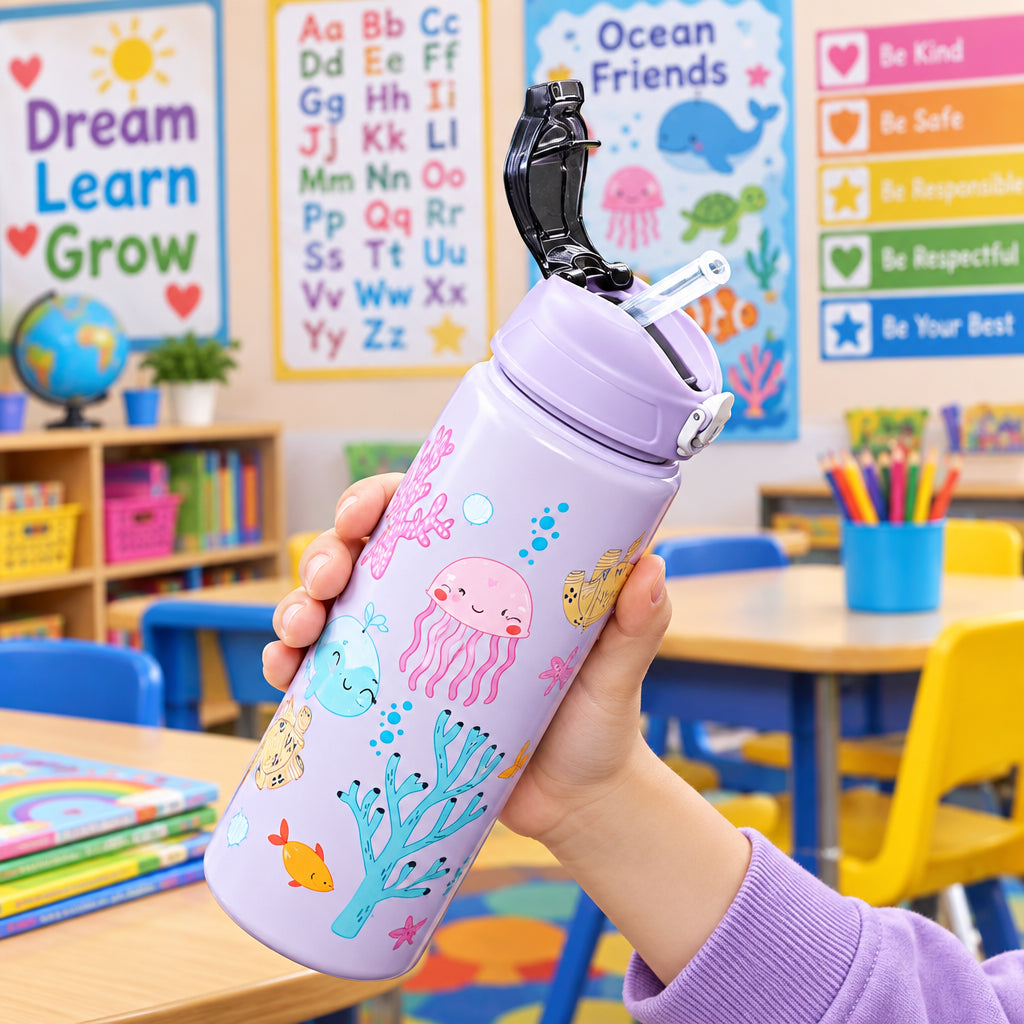 Leak Proof Water Bottles With Straws