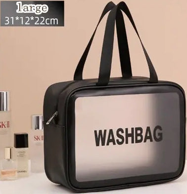 Portable Transparent Waterproof Cosmetic and Toiletry Bags