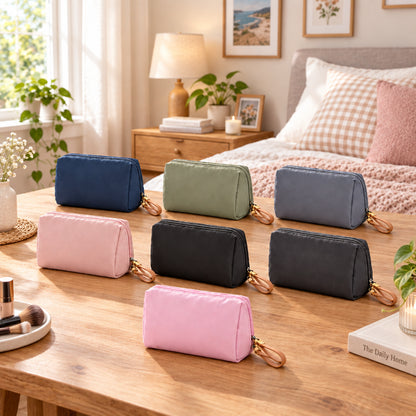 Partitioned Large Capacity Cosmetic Bags
