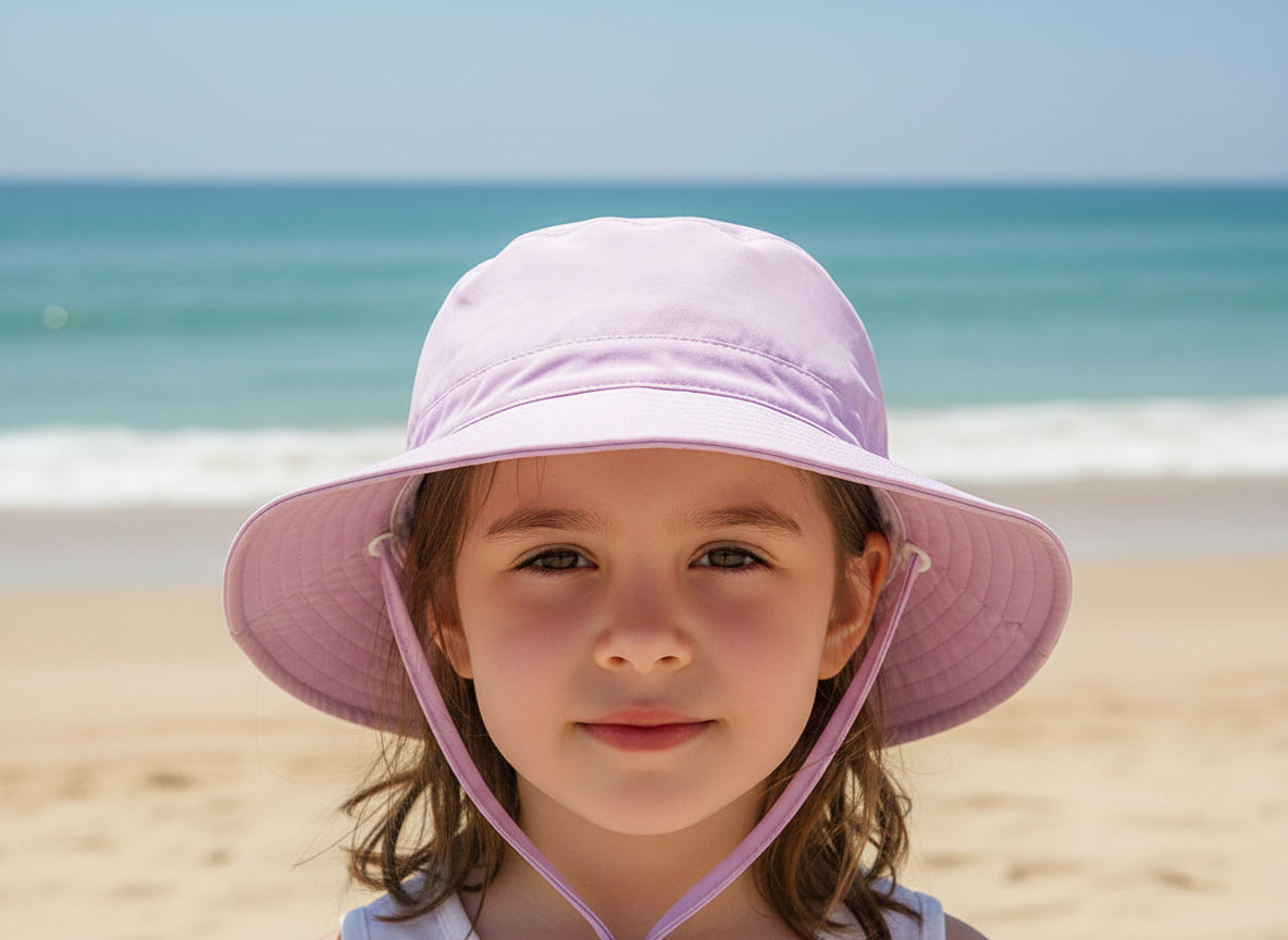 قبعات قطنية ملونة للأطفال