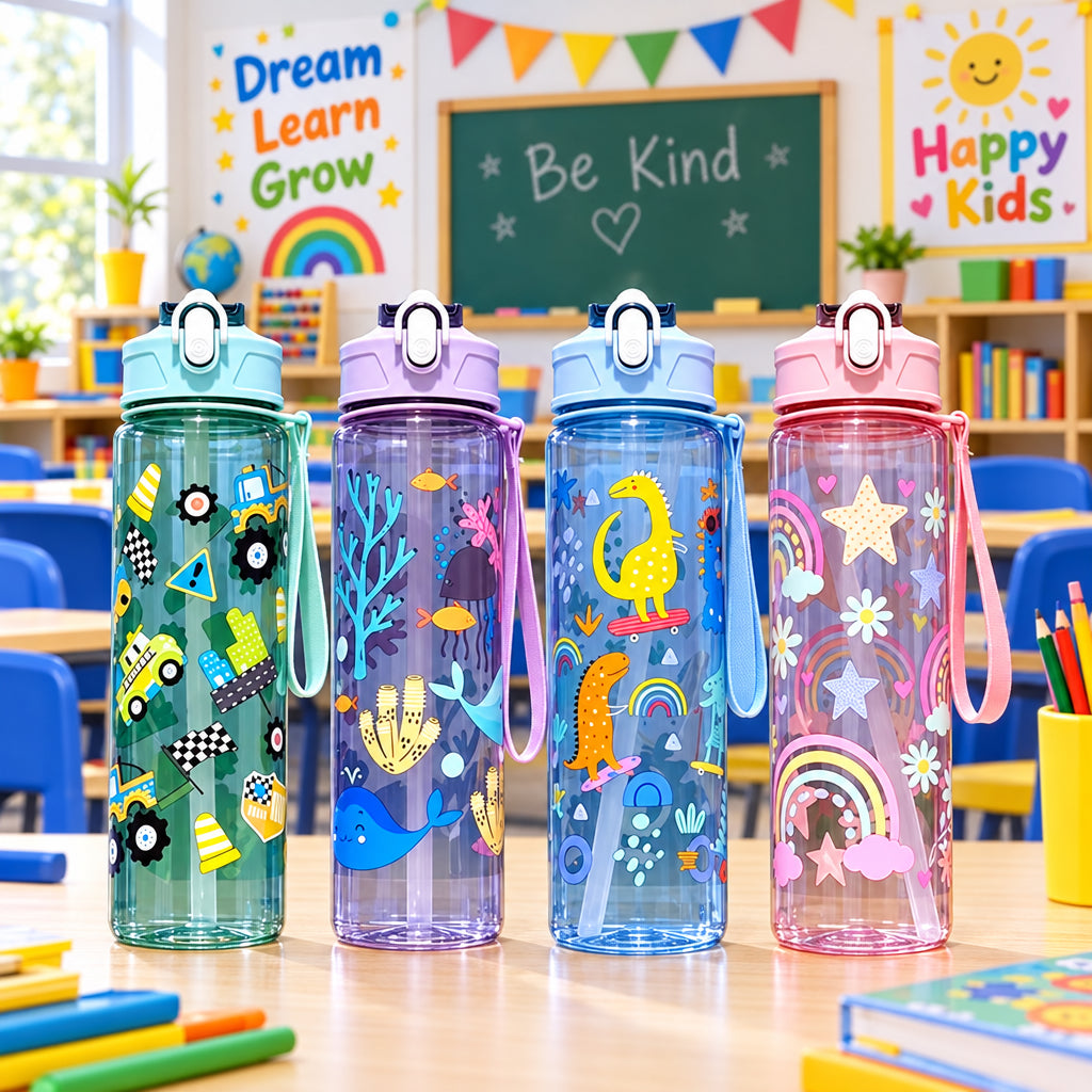 Leak Proof Water Bottles With Straws
