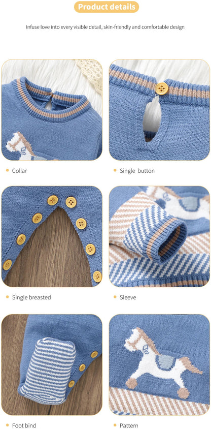 Long Sleeve Horse Romper