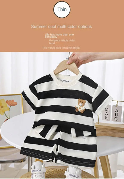 Bear T-Shirt + Short For Babies