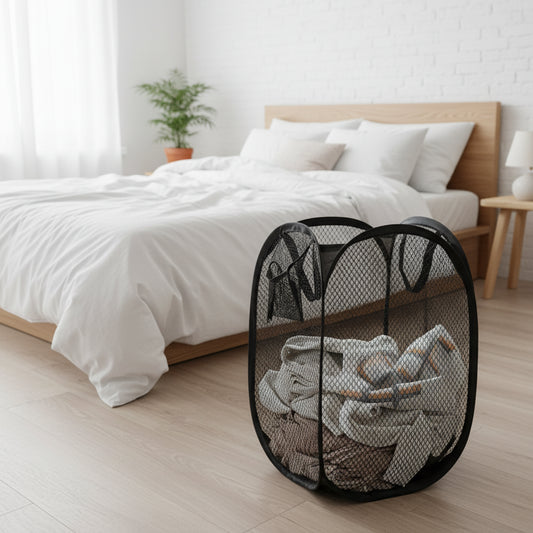 Collapsible Pop-up Mesh Laundry Baskets