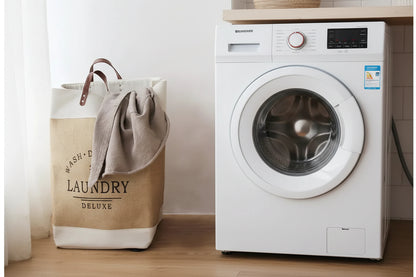 Large Capacity Beige White Laundry Baskets