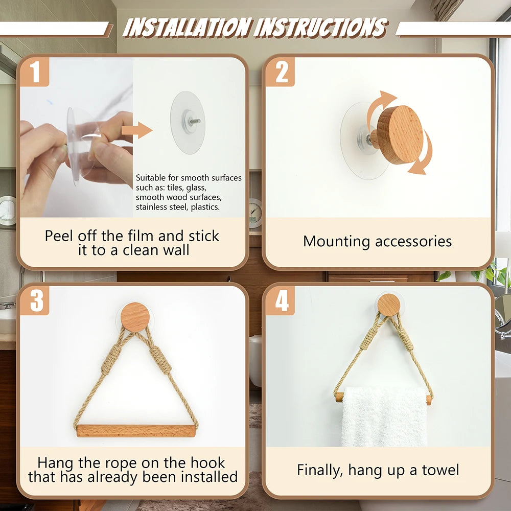 Nail-Free Paper Towel Holders