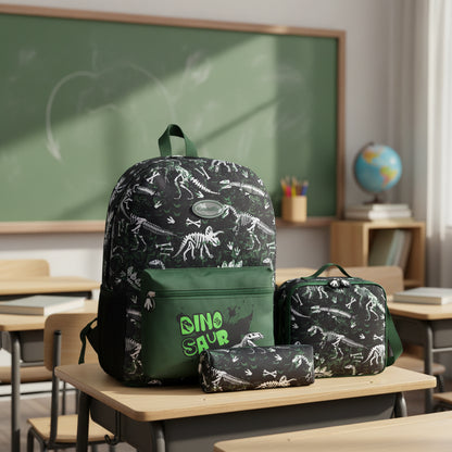 Boys School Backpack With Lunch Box and Pen Case