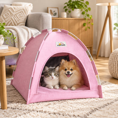 Foldable Breathable Houses for Pets With Cushion
