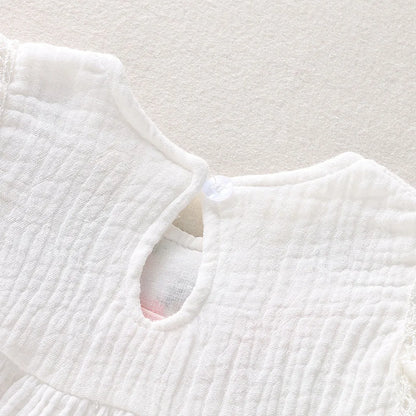 Baby Girl White Floral Dress