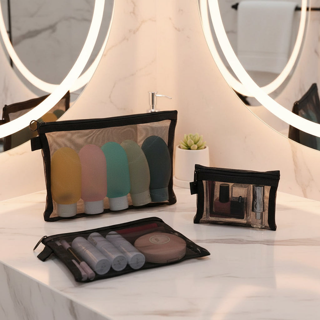 Portable Cosmetic Bags 3 sizes