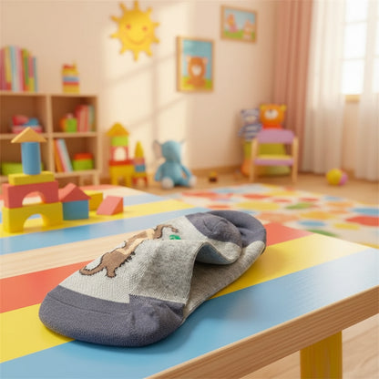 5Prs Dinosaurs Low Cut Socks