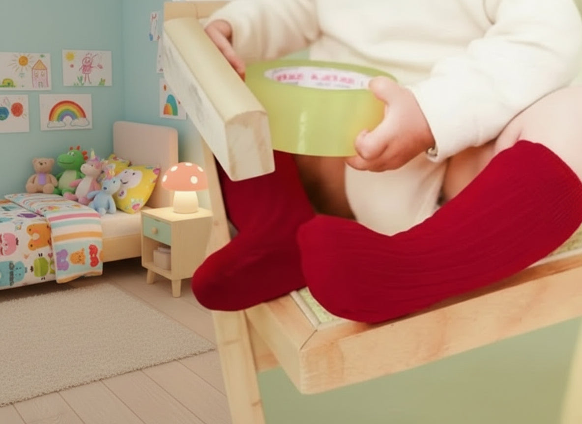 3 أزواج من الجوارب الطويلة المصنوعة من قماش ناعم