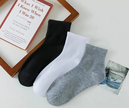 8Prs Short Length Cotton Socks