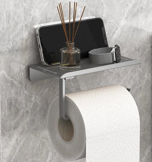No Punching Toilet Paper Roll Holders