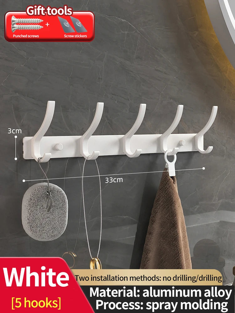 No Drill Behind Door Storage Hooks