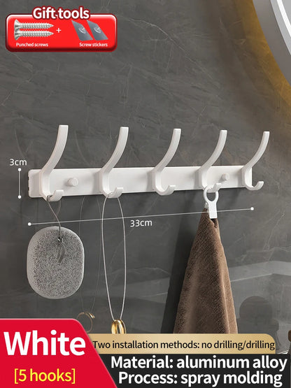 No Drill Behind Door Storage Hooks