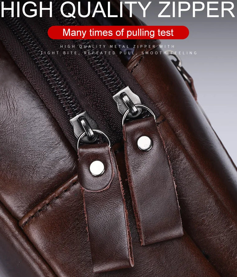 حقائب كروس بودي من الجلد الطبيعي