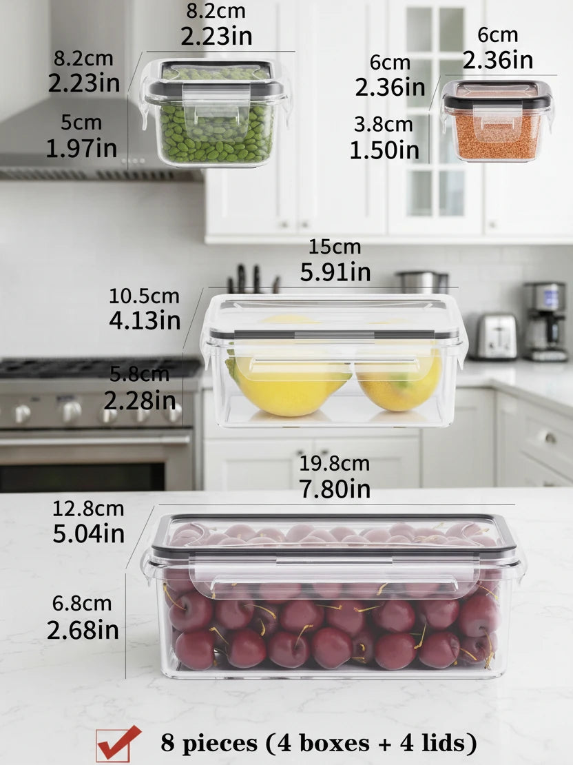 Airtight Food Containers with Locking Lids