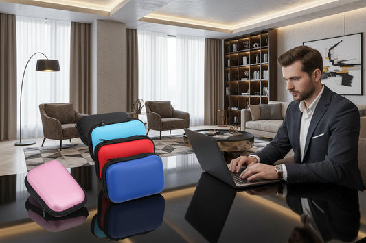 Colorful Travel Charging Cables Cases