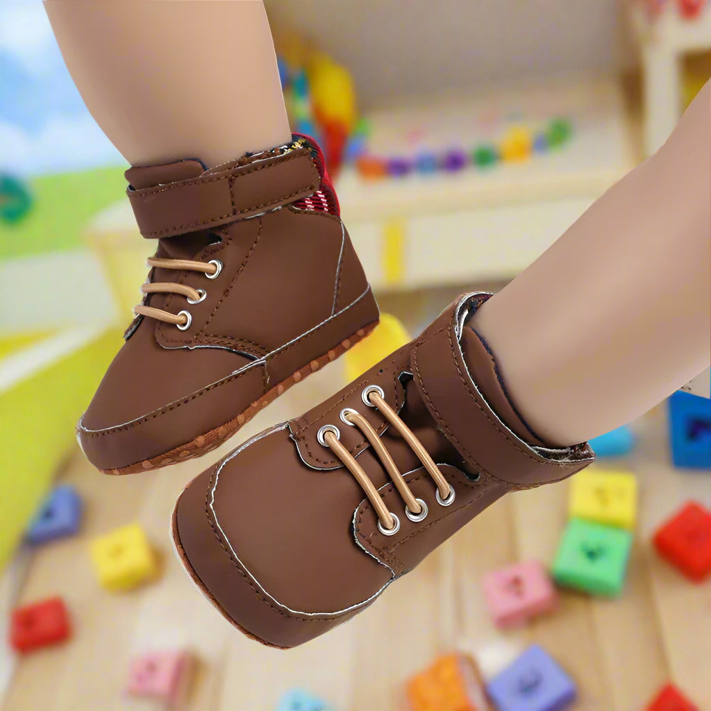 Babies First Walkers Brown Shoes