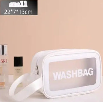 Portable Transparent Waterproof Cosmetic and Toiletry Bags