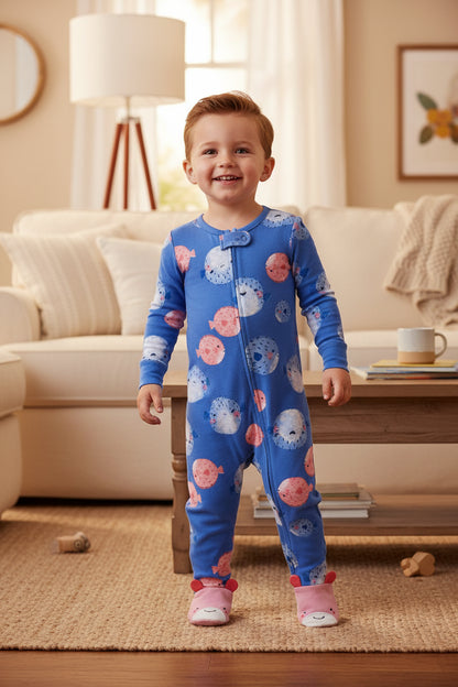 Cute Cotton Long Sleeve Rompers