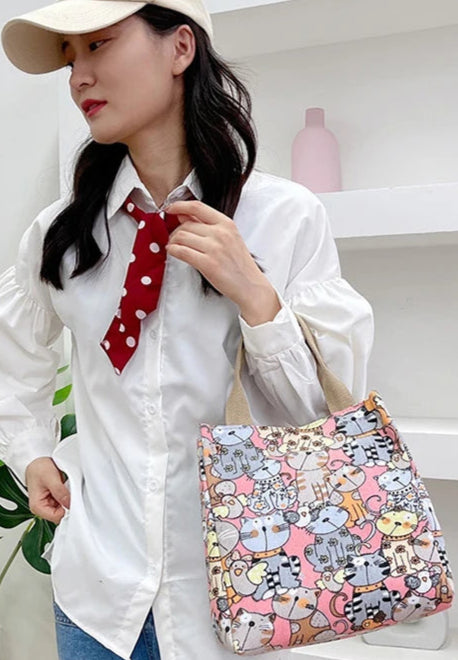 Fashionable Cats Pattern Hand Bags