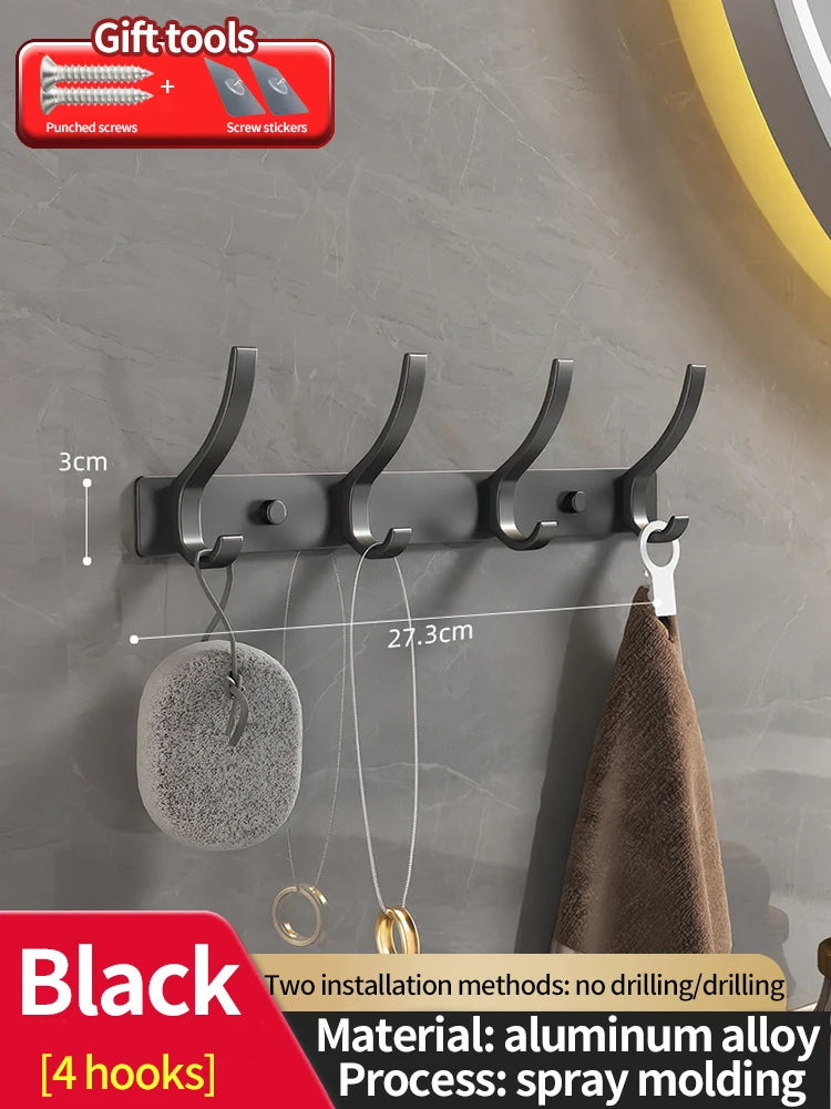 No Drill Behind Door Storage Hooks