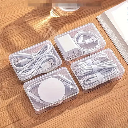 7 Small Cables Organizer Storage Boxes