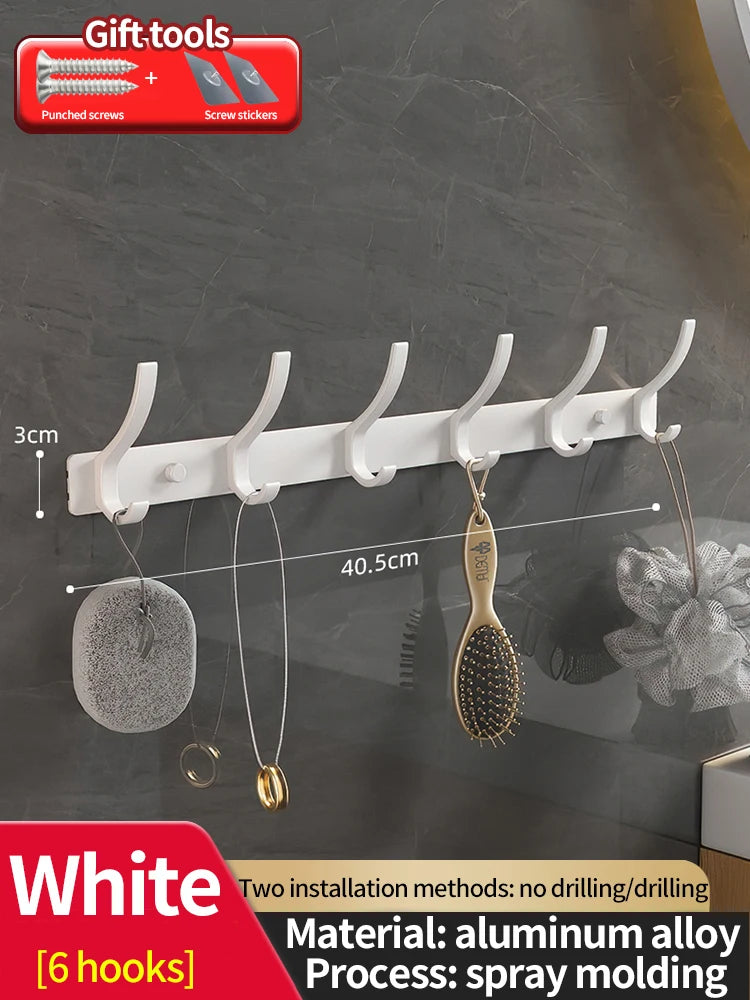 No Drill Behind Door Storage Hooks