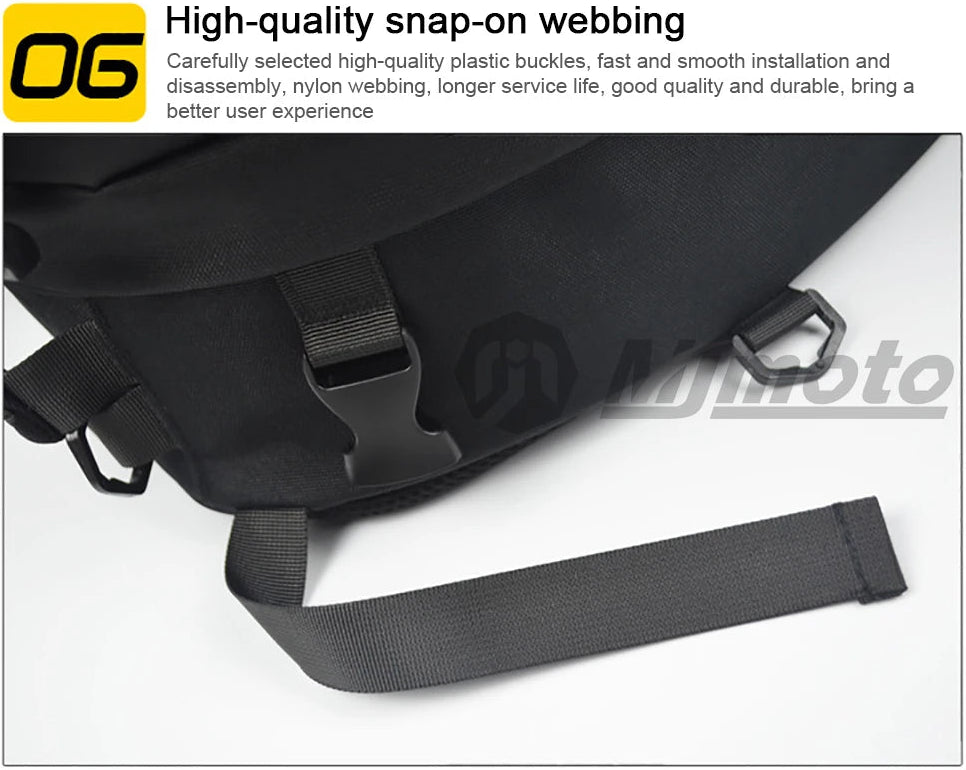 Waterproof Durable Seat Back Bags For Motorcycle