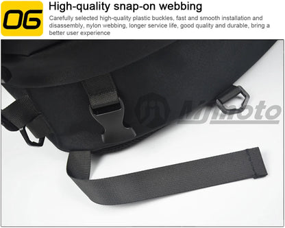 Waterproof Durable Seat Back Bags For Motorcycle