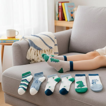 Lot de 5 paires de chaussettes courtes respirantes et fraîches
